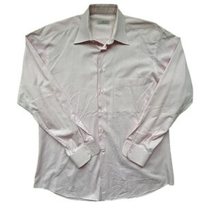 Ermenegildo Zegna Light Pink Long Sleeve Dress Shirt